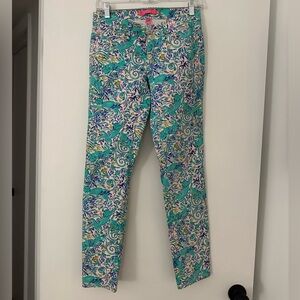 Lily Pulitzer Printed Pants - Size 0